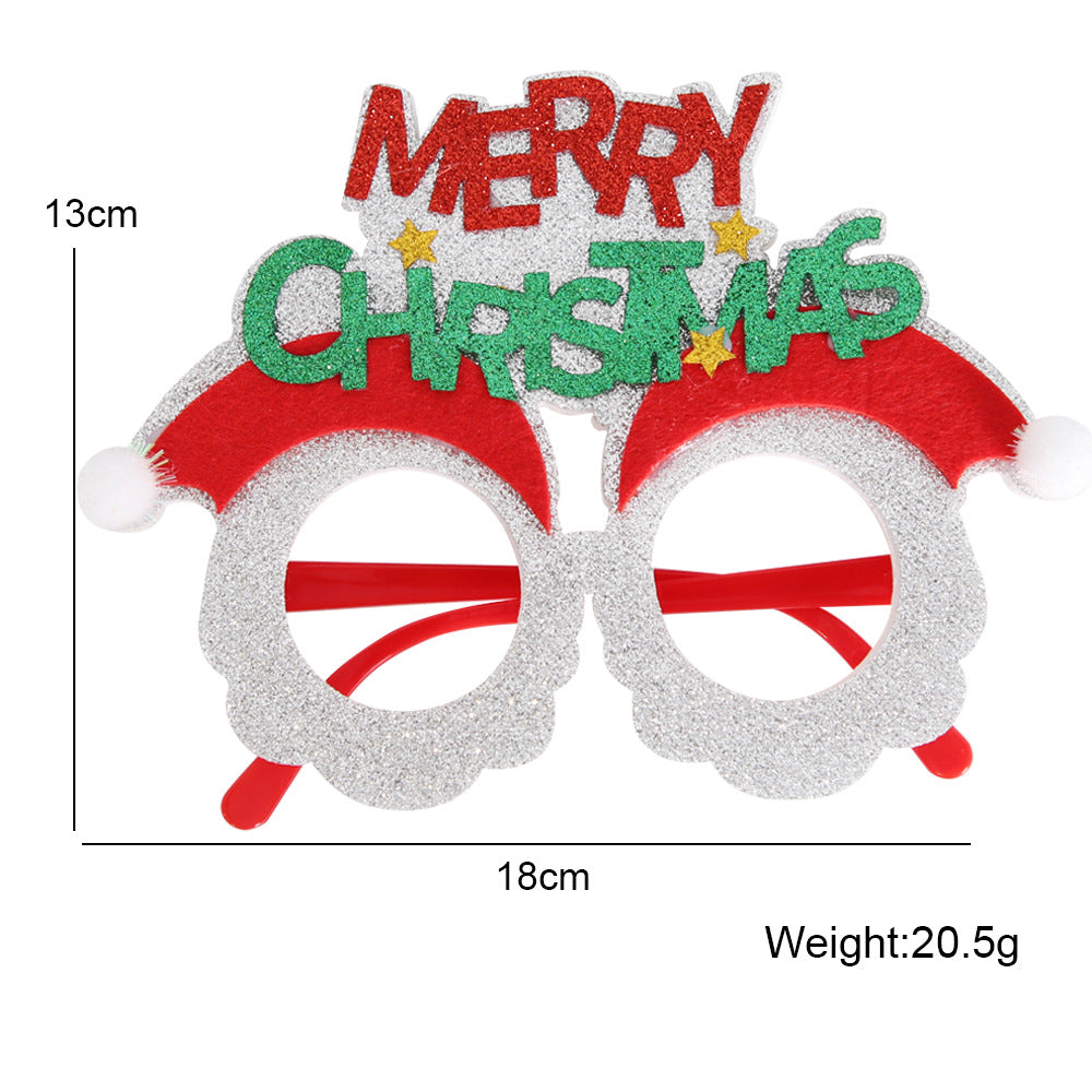 Wholesale Christmas Glasses Children's Party Decorations Christmas Decorations Photo Props Elk Glasses Frame